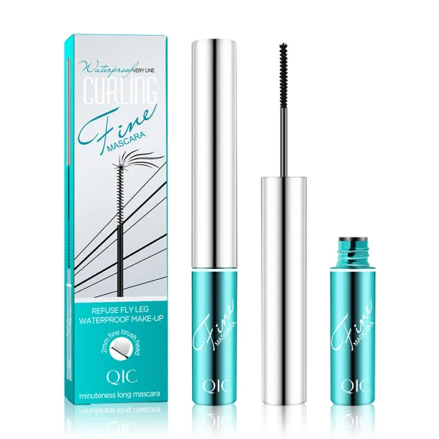 Slim Curly Naturally Elongated Non Caking Waterproof Fine Brush Eye Black 3Ml - Shop at LoveMi