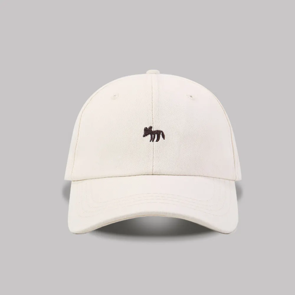 Women's Solid-color Embroidered Fox Simple Casual Style