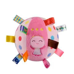 Pet Dog Vocal Plush Toy Ringing Bell Ball - Angel - View 1