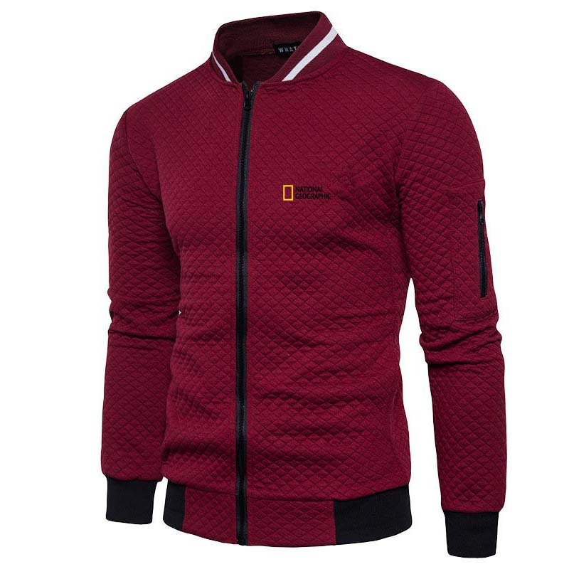 Casual Loose Spot Ordinary Zipper Youth Coat