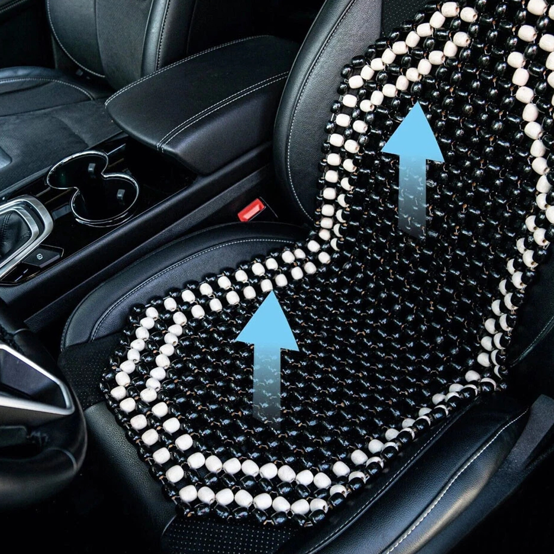 Universal Auto Car Beaded Seat Cover Massager Summer Cooling Cushion Mat Office 8
