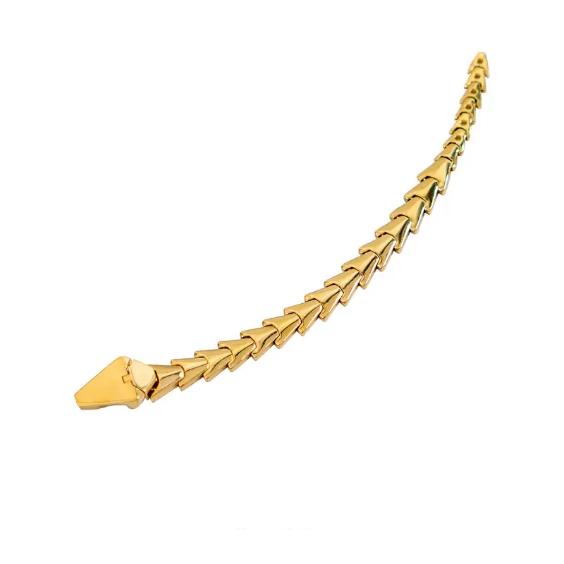 Copper Plated 18k Gold Snake Ring Female