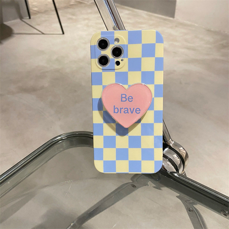 Simple Checkerboard Suitable Soft Mobile Phone Case