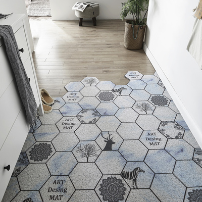 Entry Door Mat Entry Door Silk Ring Foot Mat PVC Household Carpet Doormat