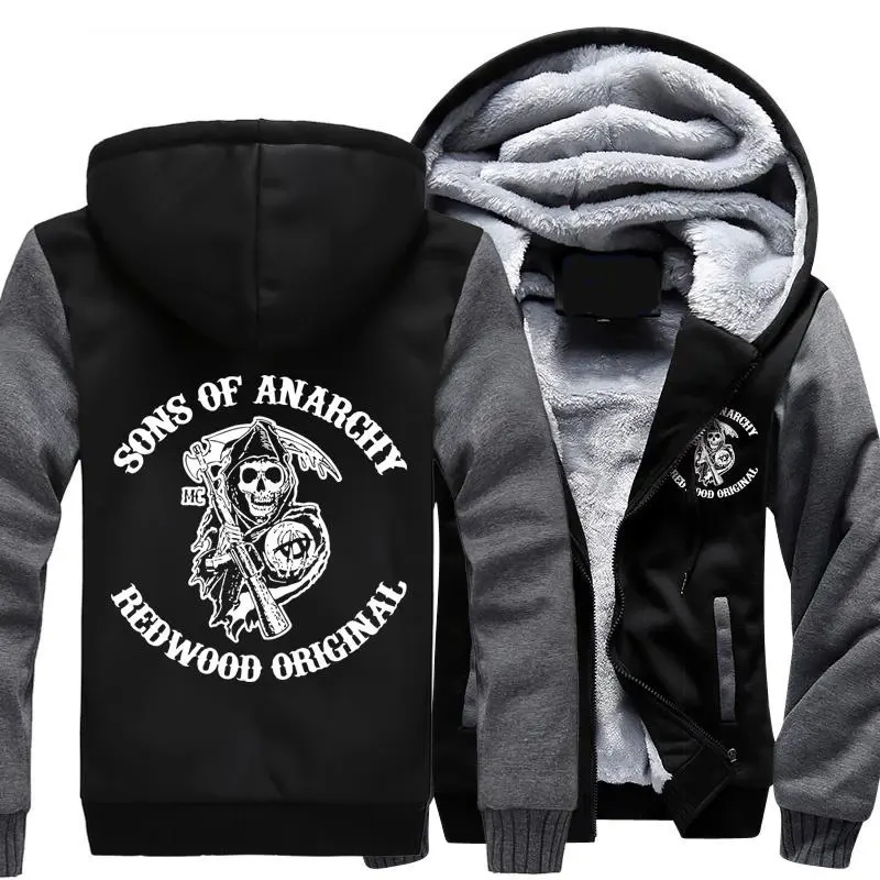 Fleece Padded Hooded Sweater Autumn and Winter Cardigan Jacket