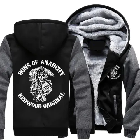 Fleece Padded Hooded Sweater Autumn and Winter Cardigan Jacket