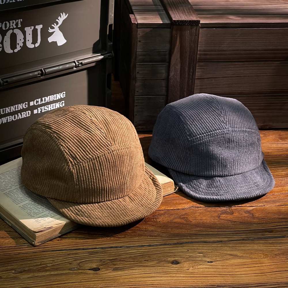 Men And Women Fashion Corduroy Flat-brimmed Baseball Hat