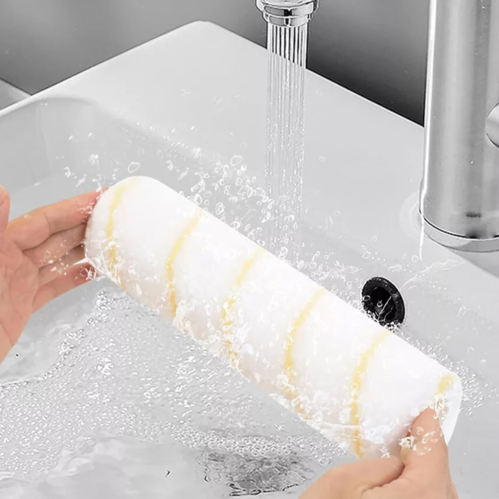 Paint Roller Set Paint Rollers With Extension Pole Tray Paint Brush Roller Sleeves For Painting Wall Ceiling