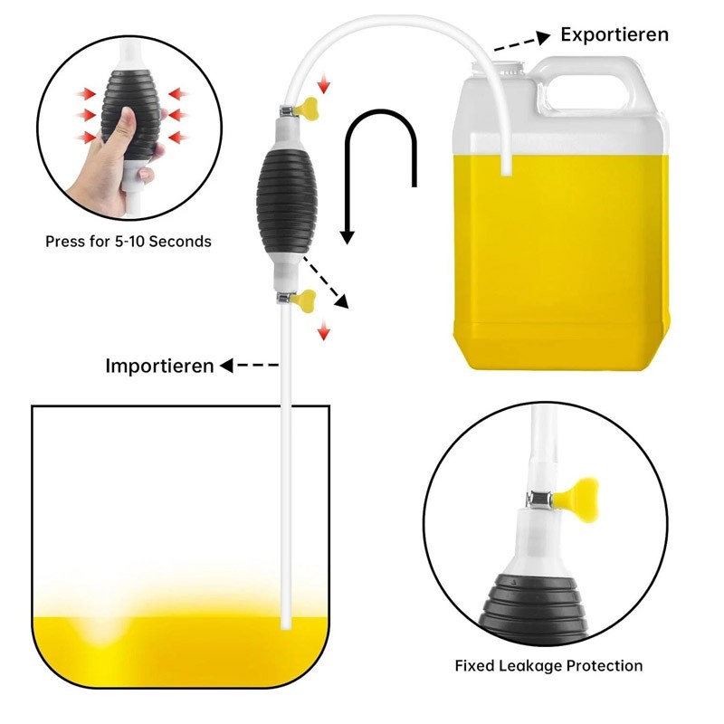 10 Pcs Fuel Funnels Set Plastic Neck Oil With Detachable Spout&Filter — image 4