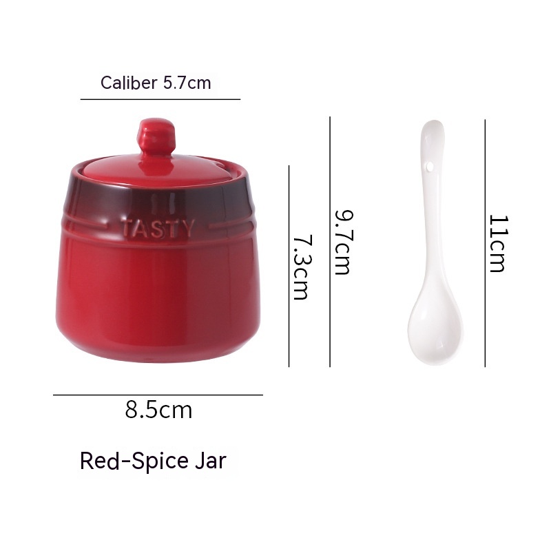 Gradient Spice Jar Red