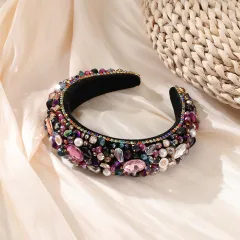 Fashionable Ins Style Personalised Hair Hoop - Multicolour - View 1