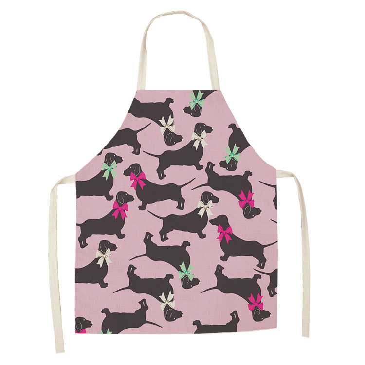 Title 6, Cotton linen cartoon dog apron