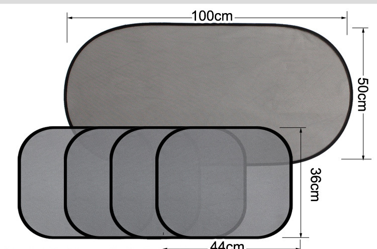 Summer Mesh Sunshade 5-piece Car Sunshade