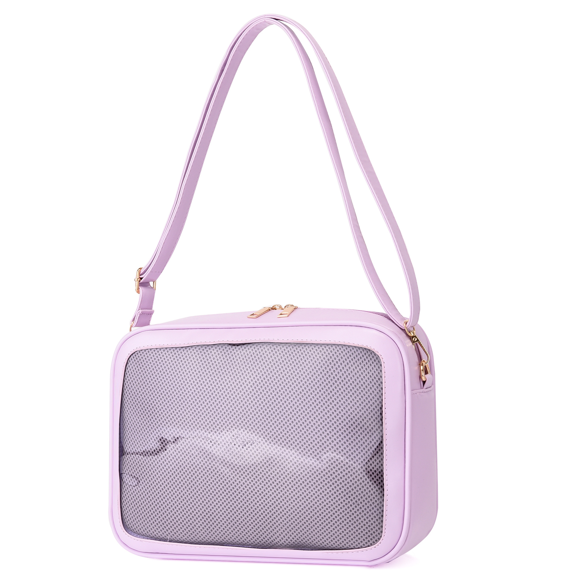 Cute, Simple And Transparent Student Color Contrast Single Shoulder Messenger Bag