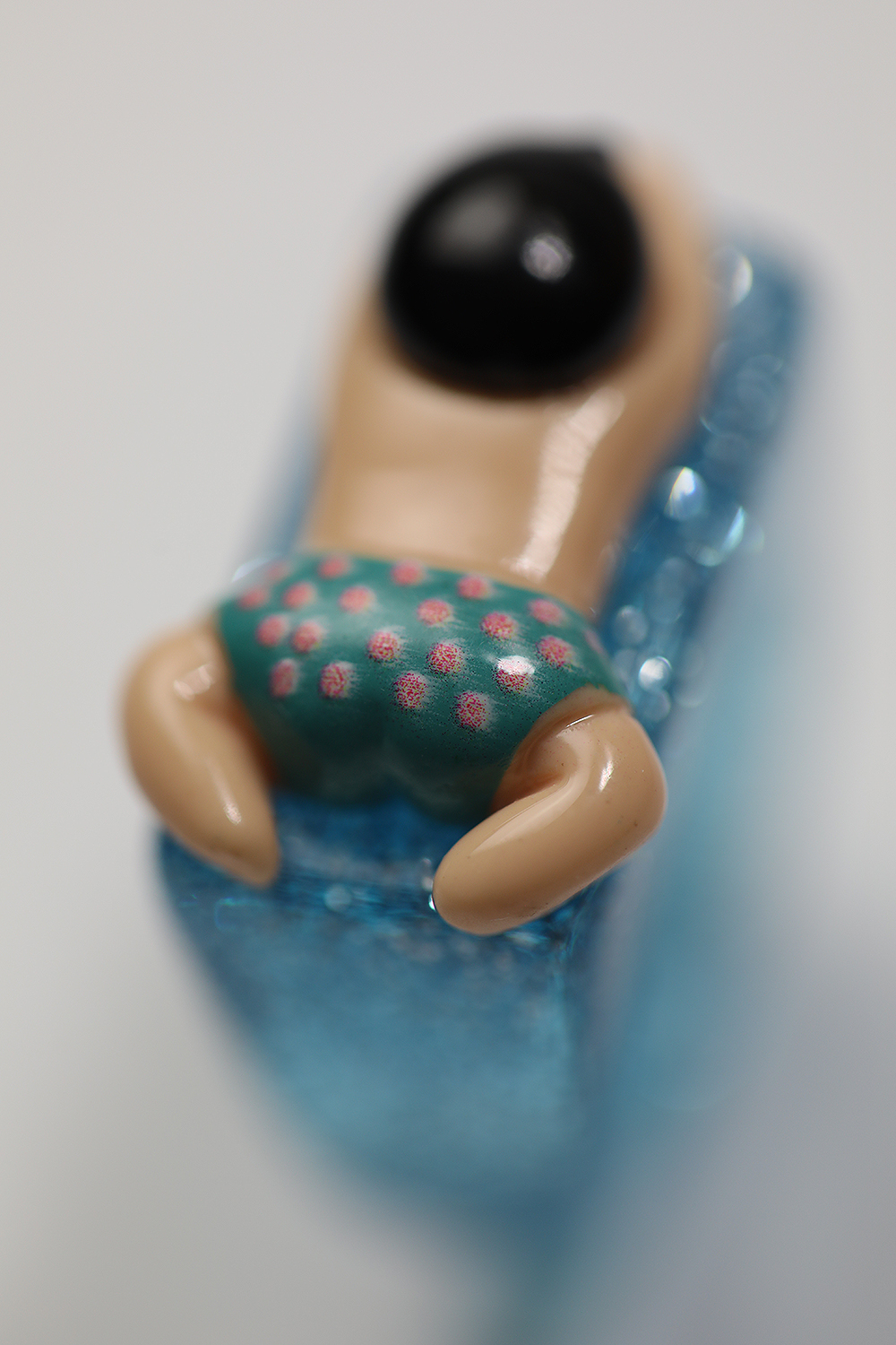 Title 4, Fashion Resin Cute Swimming Boy Ring