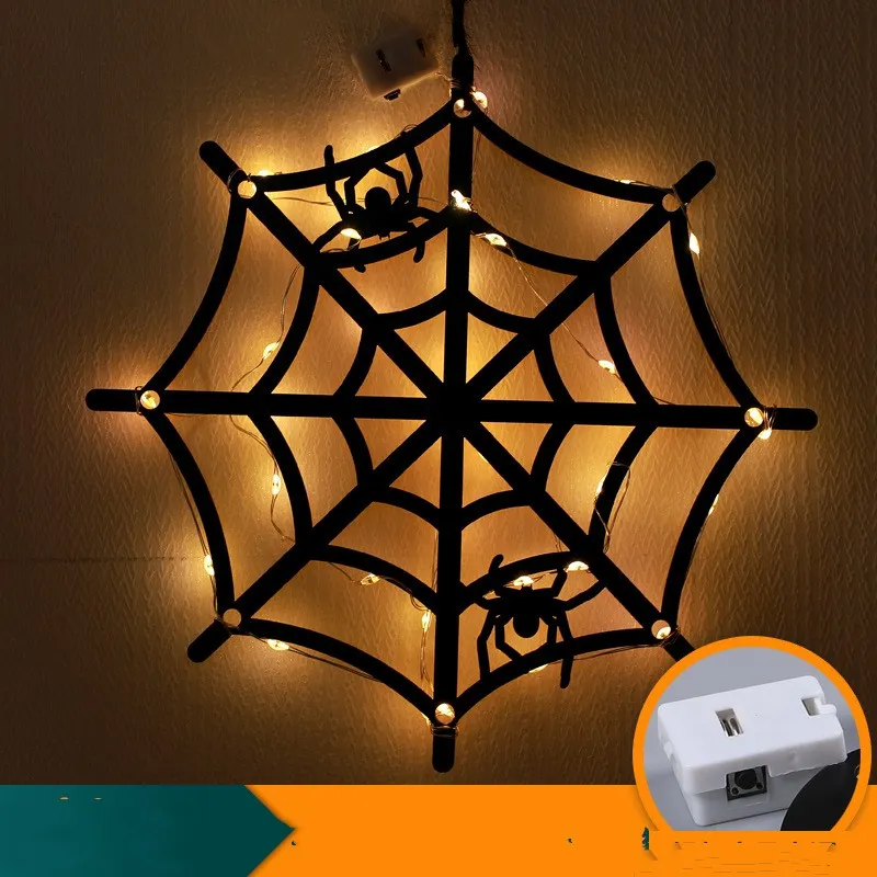 Halloween LED Decorative Lights Luminescent Spider Listing Home Decor Lamp – image 3