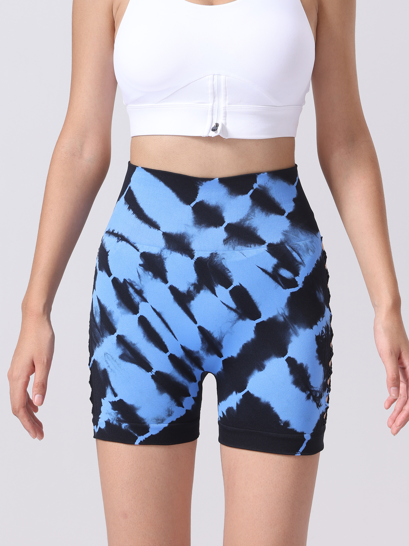 Womens High Waist Yoga Shorts Butt Lift Scrunch Pants Booty Leggings Workout Gym - Picture 11 of 12