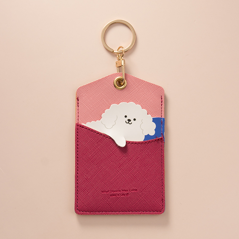 Title 3, Cartoon Keychain PU Creative Card Driver