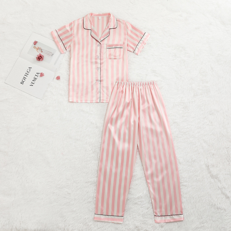 Title 4, Fashionable Female Ice Four Piece Sling Pajamas...