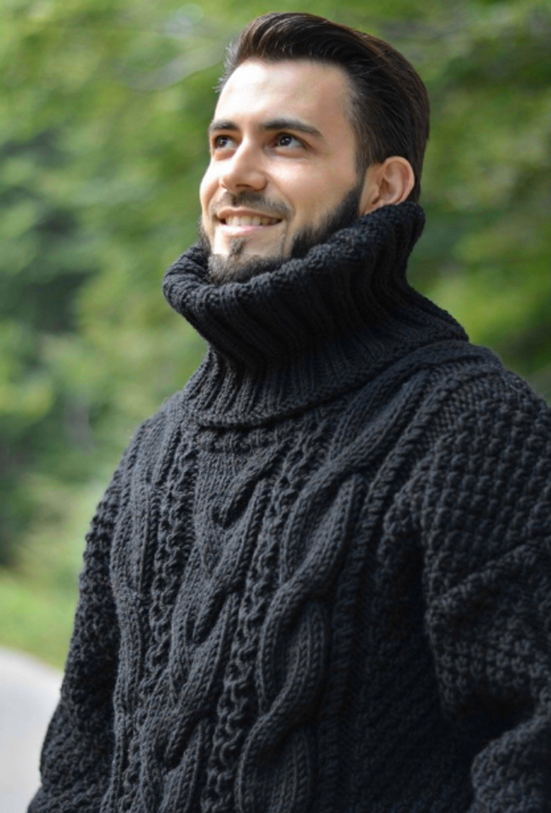 Pure Color Casual Long-sleeved Sweater Top Vintage