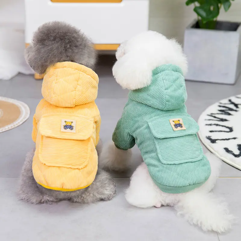 Winter Cotton-padded Jacket With Traction Rope