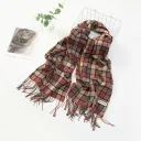 Colorful Plaid Grapefruit Red