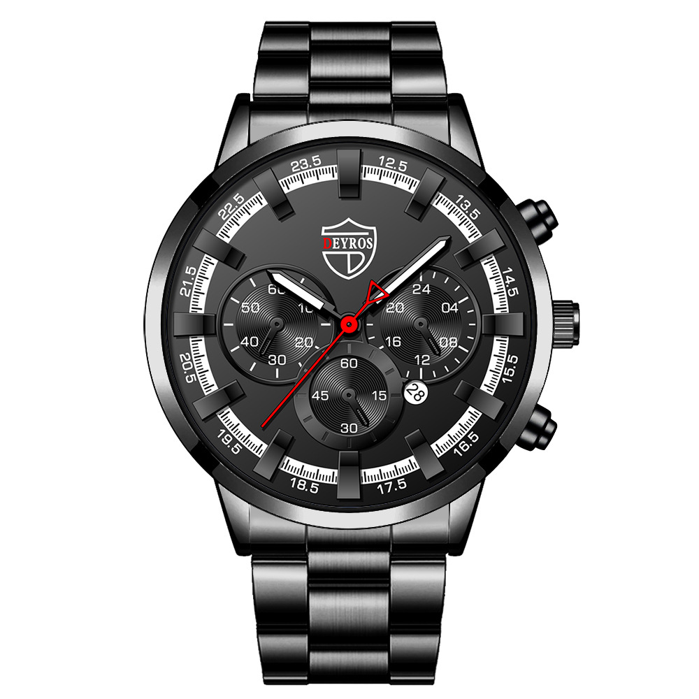 Men's Fashion Business Calendar Luminous Quartz Watch - Picture 5 of 10