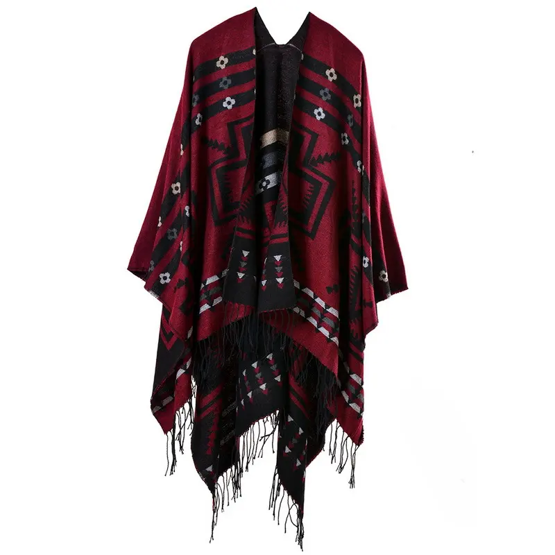 Women's Trendy Cross Plum Flower Tassel Extended Thick Faux