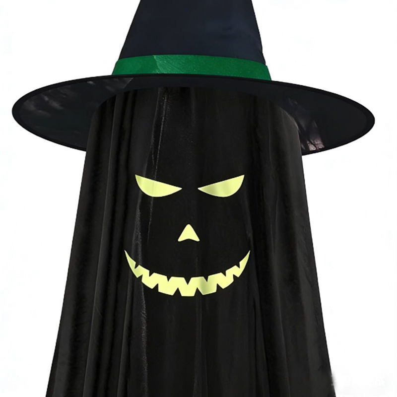 Chapeau de Sorcière Fantôme Phosphorescent Halloween — Déco Jardin