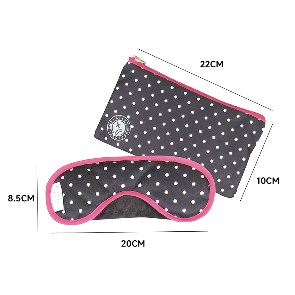 Sleeping Eye Mask Cover EyeShade Blindfold Travel Relax Sleep Eye Mask AT FIRST  P Ink Point