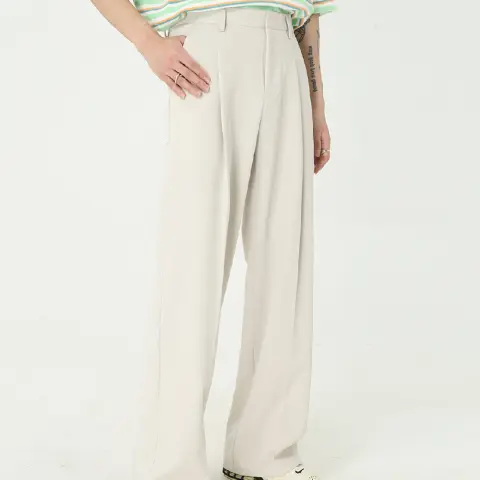 Versatile Straight Waist Trousers for Men