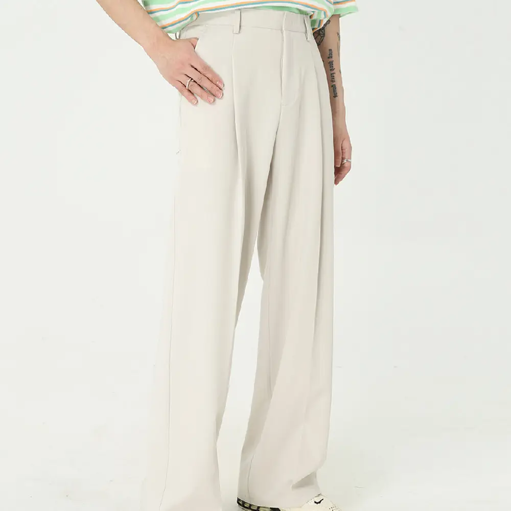 Versatile Straight Waist Trousers for Men
