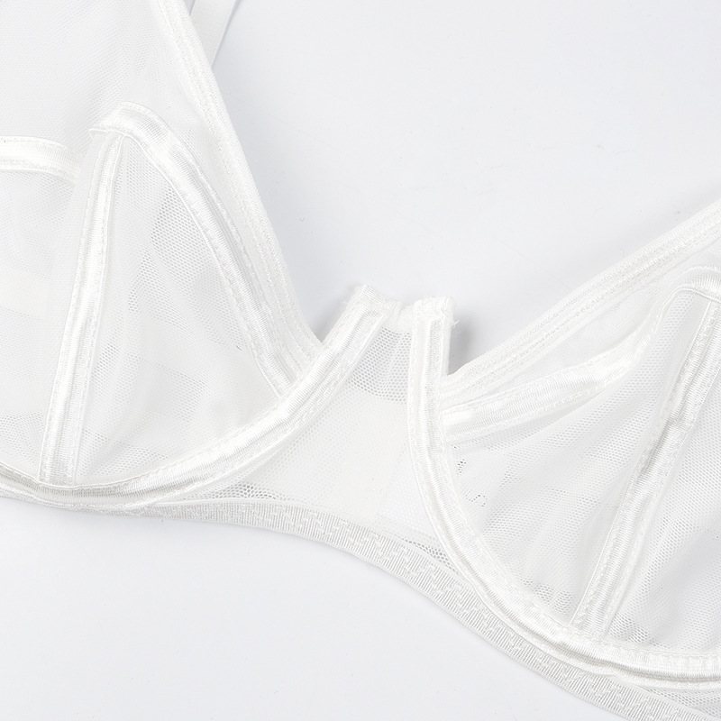 Mesh Comfortable Slimming Gathering Underwear Suit With Steel Ring - Image 23
