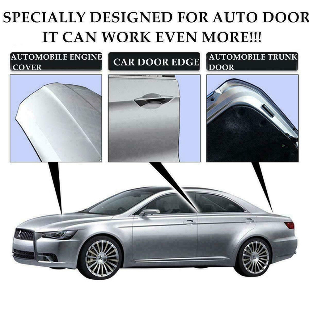 12M Car Door Boot Edge Protector Strip Trim U Shape Guard Seal Rubber Black — image 9