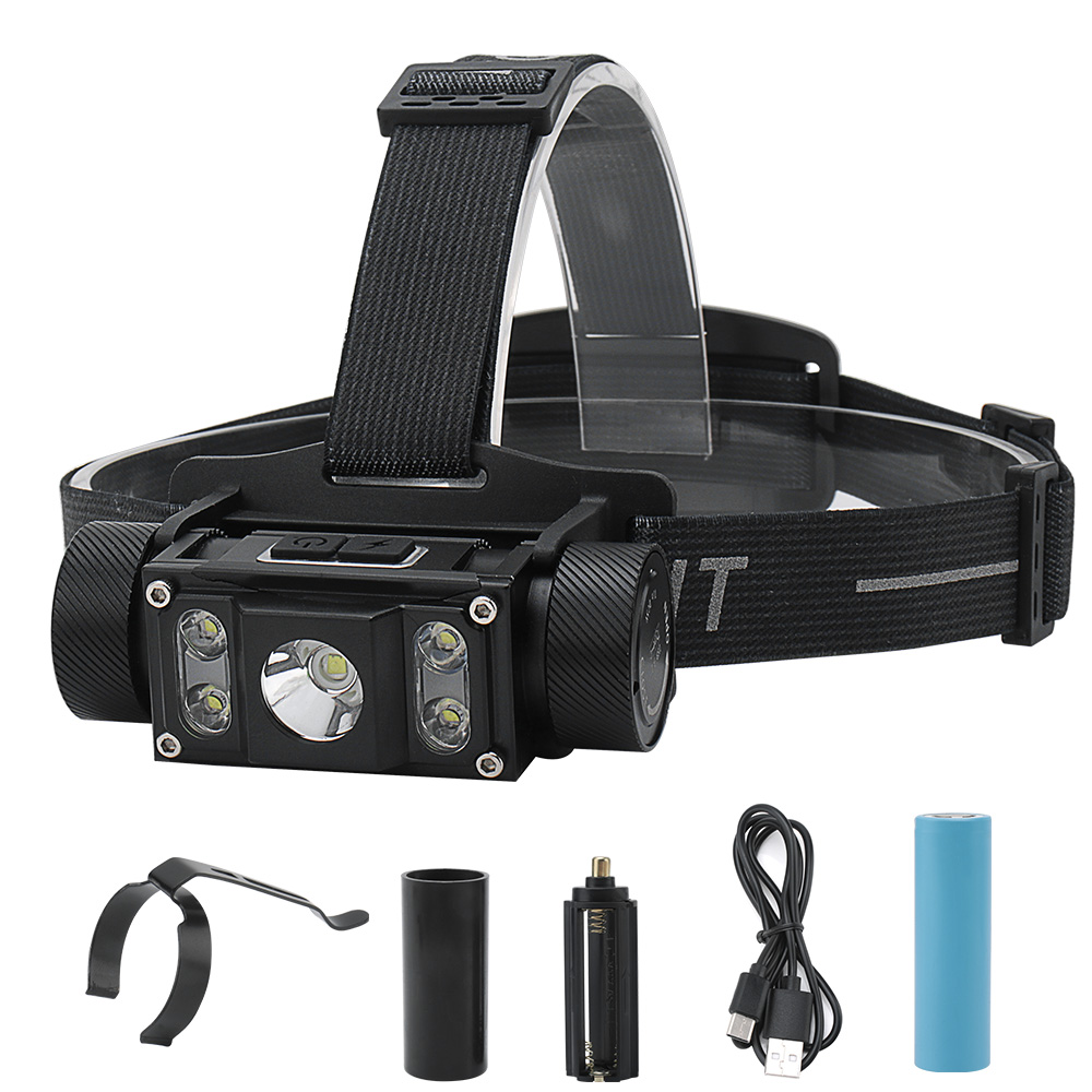 BORUiT LED Headlamp Head Torch USB Rechargeable Headlight Flashlight Lamp Light — image 10