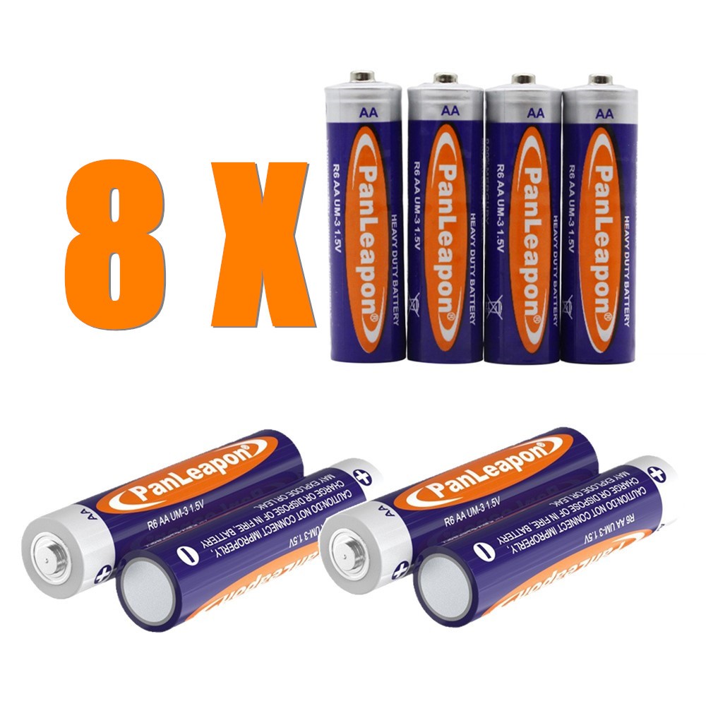 8x Longlife Power AA Battery 1.5V Zinc-Carbon AA Multipurpose Batteries — image 7