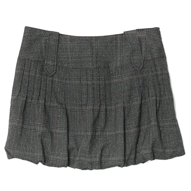 Oxygen American Retro Pleated Short Skirt Dark Grey - Shop at LoveMi