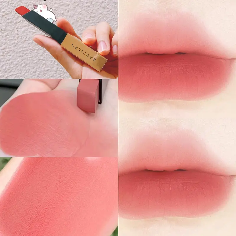 Small Gold Strip Lipstick Moisturizing Makeup Cosmetics