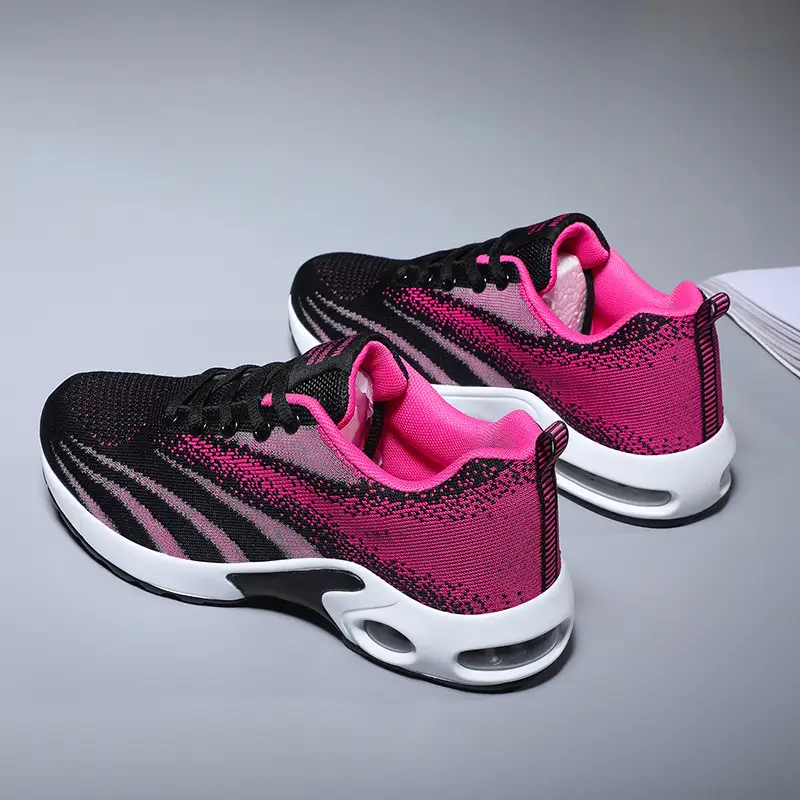 Autumn New Style Flying Woven Air Cushion Shoes Women