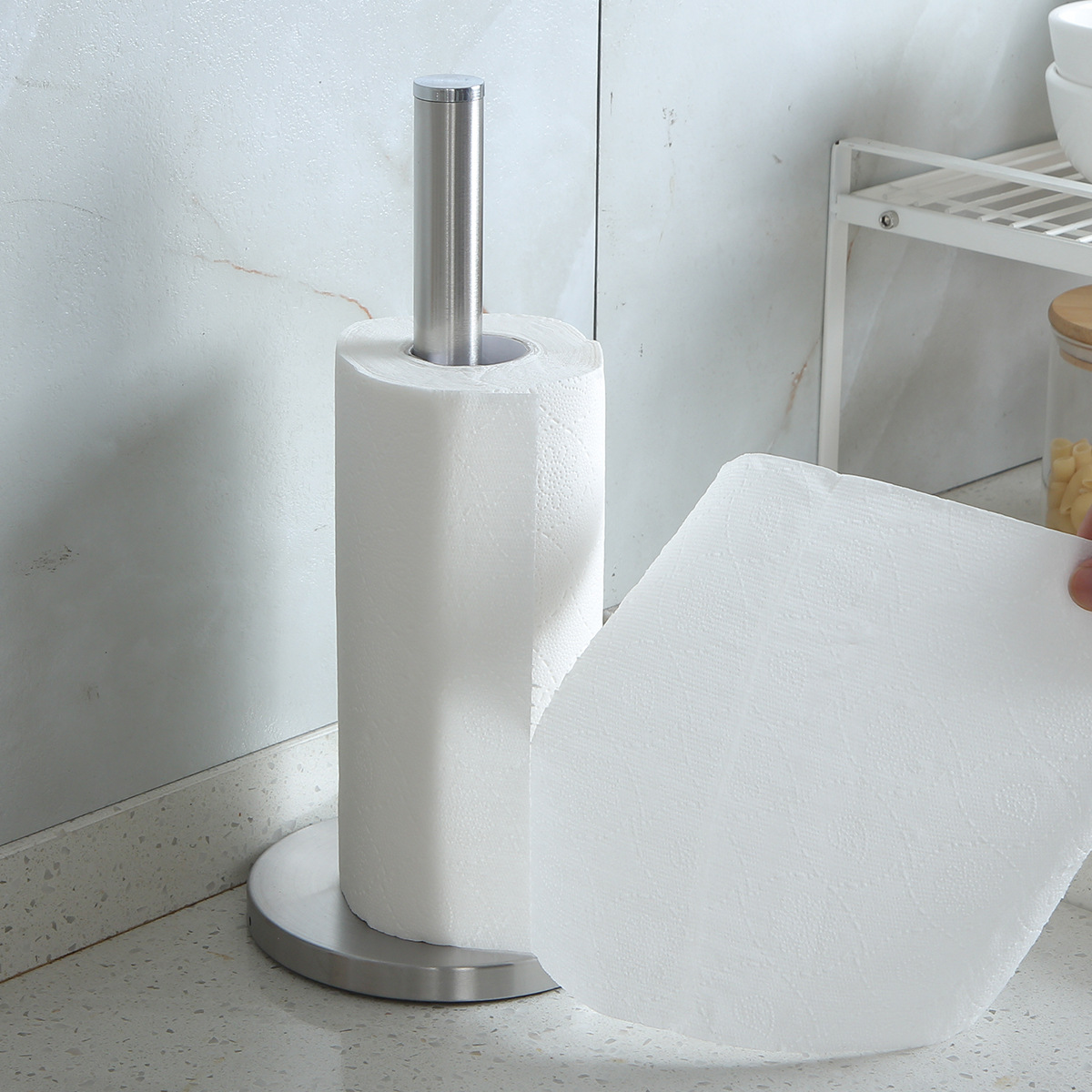 Stainless Steel Vertical Paper Towel Holder - Image 2