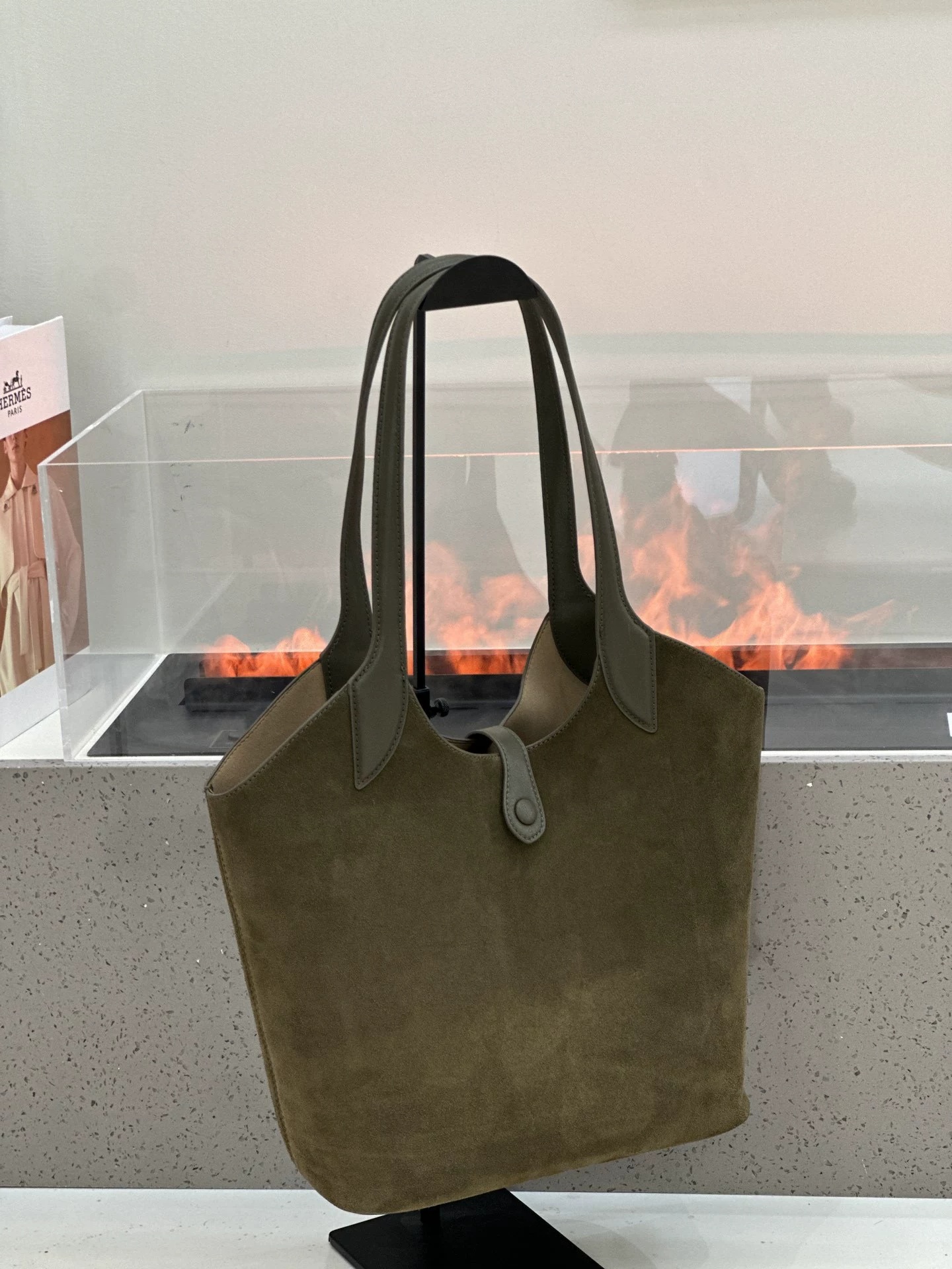 Minimalist High-end Style Basket Bag, New Autumn And Winter Genuine Leather Women's Bag, Roomy Shoulder Bucket Bag For Commuting 10