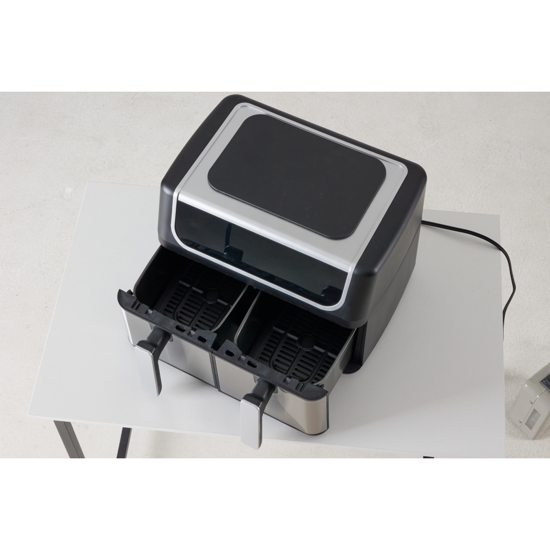 Double-basket Air Fryer, With A 9.5-liter Large Capacity, Independent Temperature Control, And 10 Preset… image 6