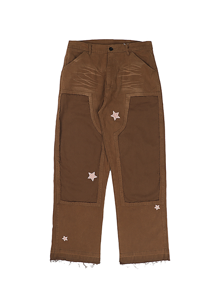 Title 6, Wind Retro Lumberjack Patch Cargo-Hose mit gera...