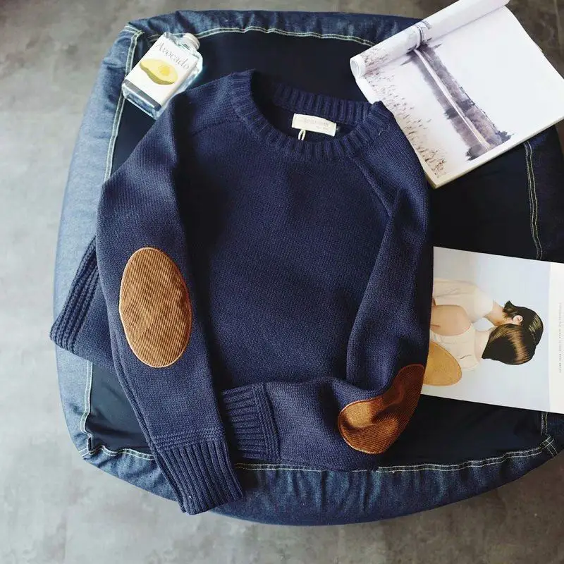 Round Neck Sweater Slim Men's Knit Bottoming Shirt