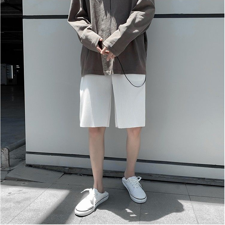 New Hong Kong Style Ice Silk Shorts