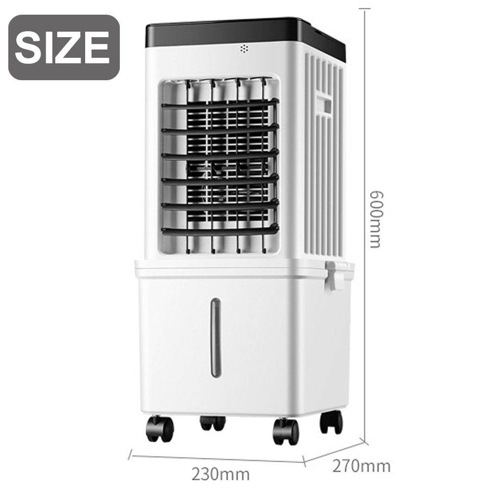 12L Portable Cooler Air Conditioning Unit Fan Humidifier W Remote Control 3 Gear