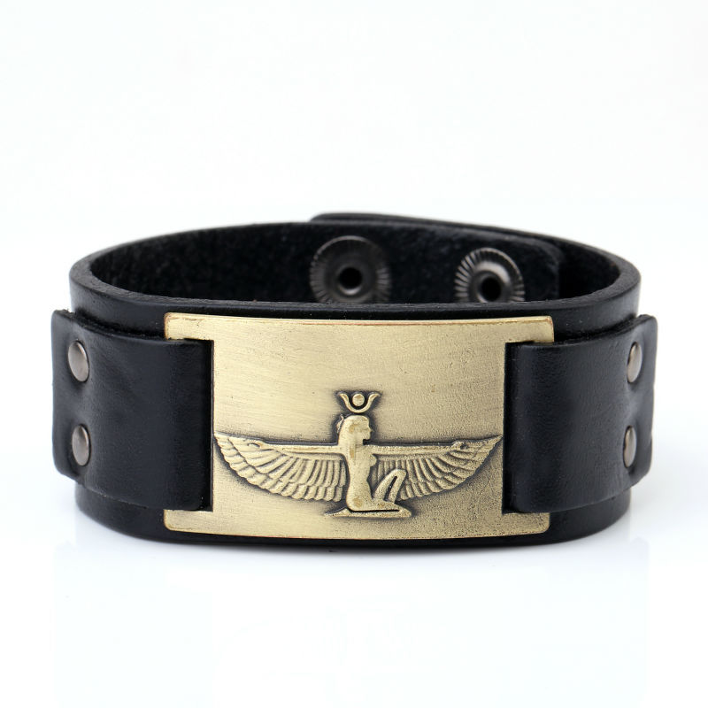 Title 3, Tarot koningin lederen armband familiecadeau