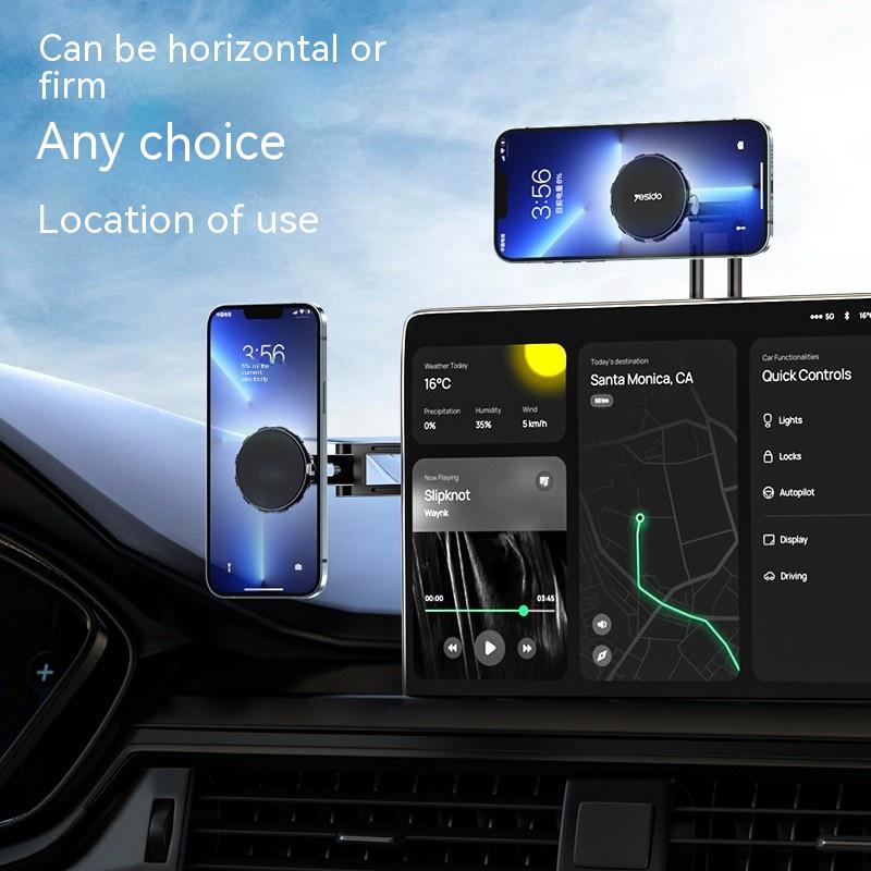 Suspension Screen Car Mobile Phone Bracket Telescopic Folding Navigation Bracket - Image 10