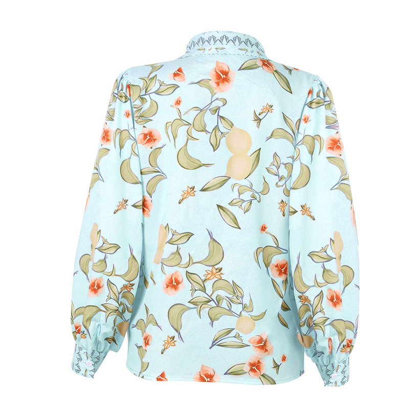 Title 13, Single-Breasted Resort Casual Versatile Floral ...