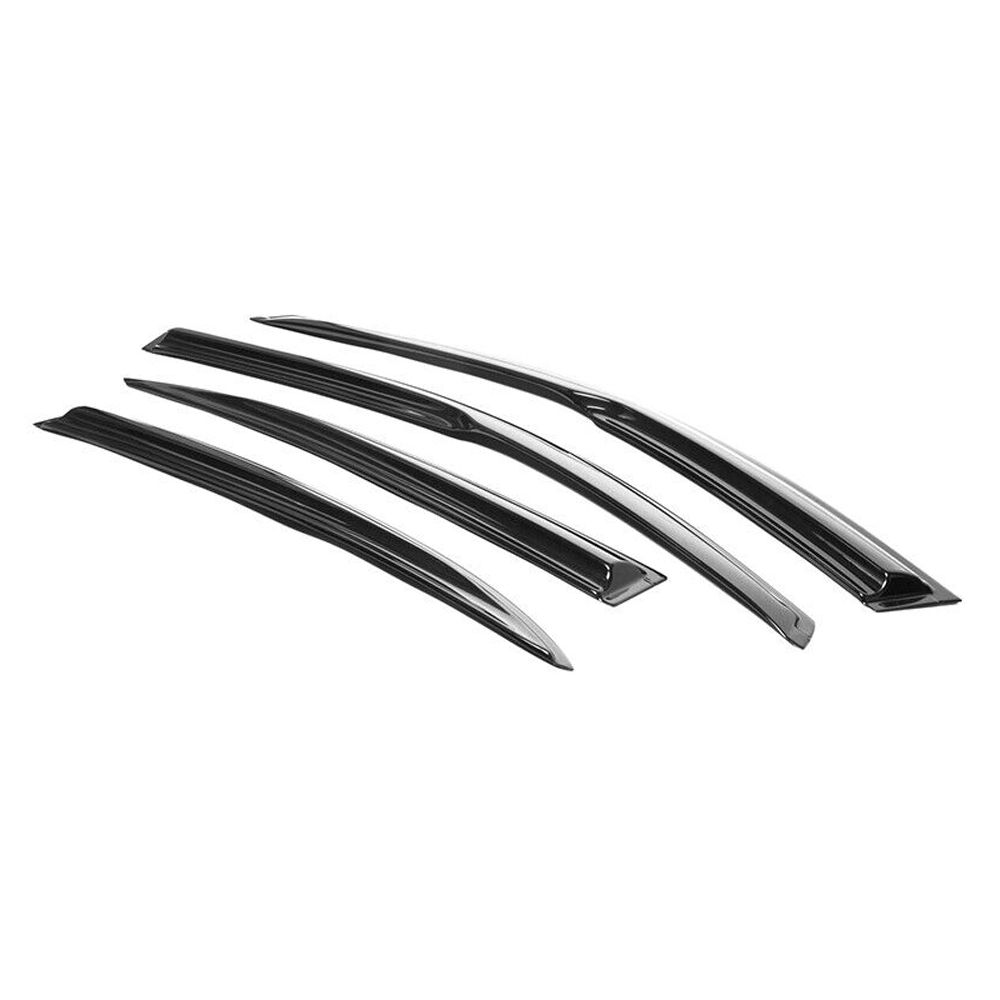 For 2013-2015 Malibu Sedan Mugen Style Window Visors Rain Sun Guard Vent 4Pc Set — foto 3